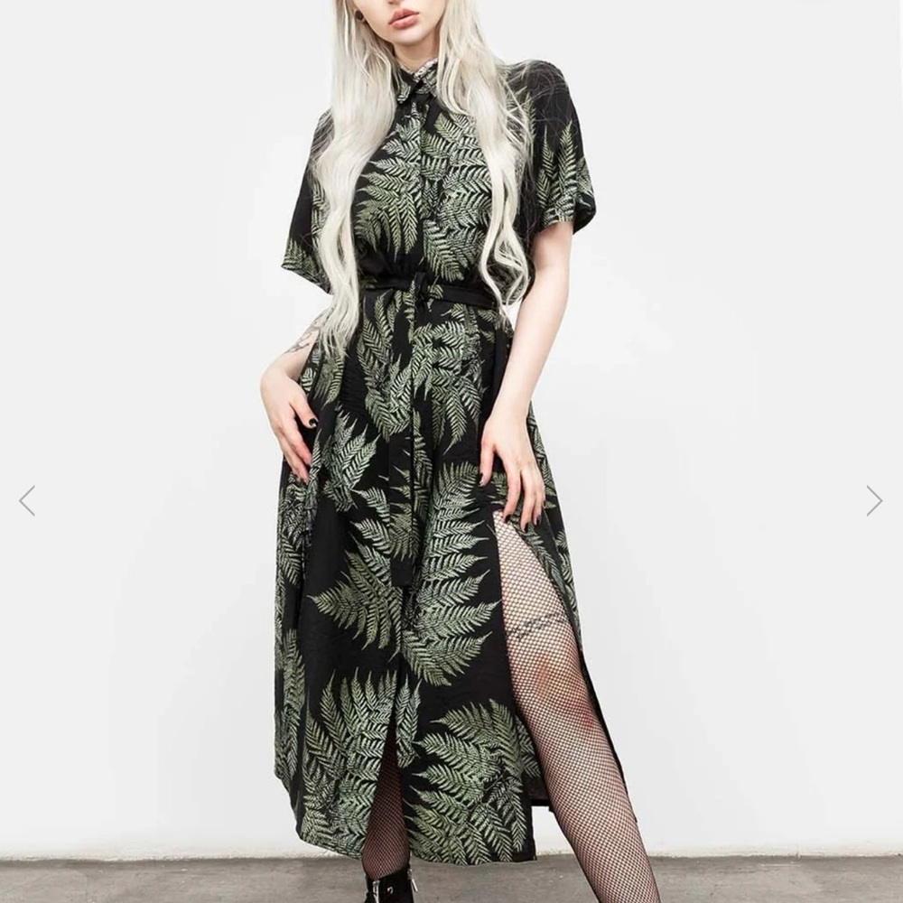 Disturbia Fern Midi Shirt Dress